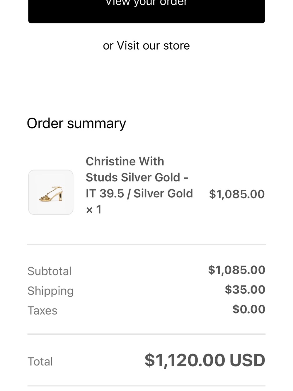 Awake mode CHRISTINE WITH STUDS SILVER GOLD - Picture 4 of 6